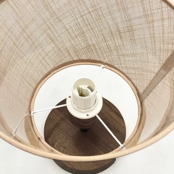 Brilagi - LED mennyezeti lámpa ANTHONY 1xE14/60W/230V dióbézs