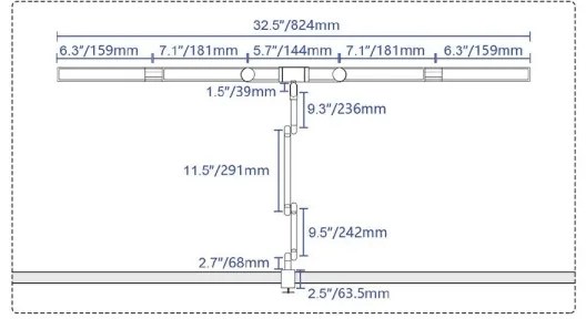 Brilagi - LED Dimmelhető flexibilis asztali lámpa VARIO LED/24W/230V 3000-6500K fekete