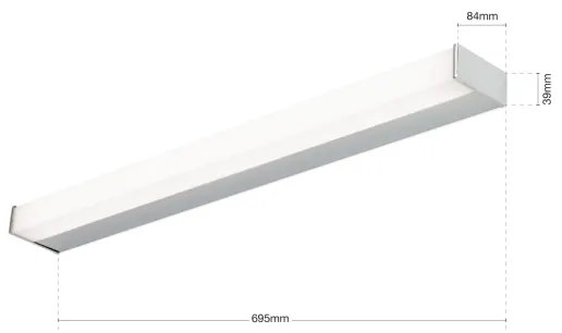 Orion Soff 3-482-LED tükörmegvilágító MARILYN LED/17W/230V 69,5 cm fényezett króm