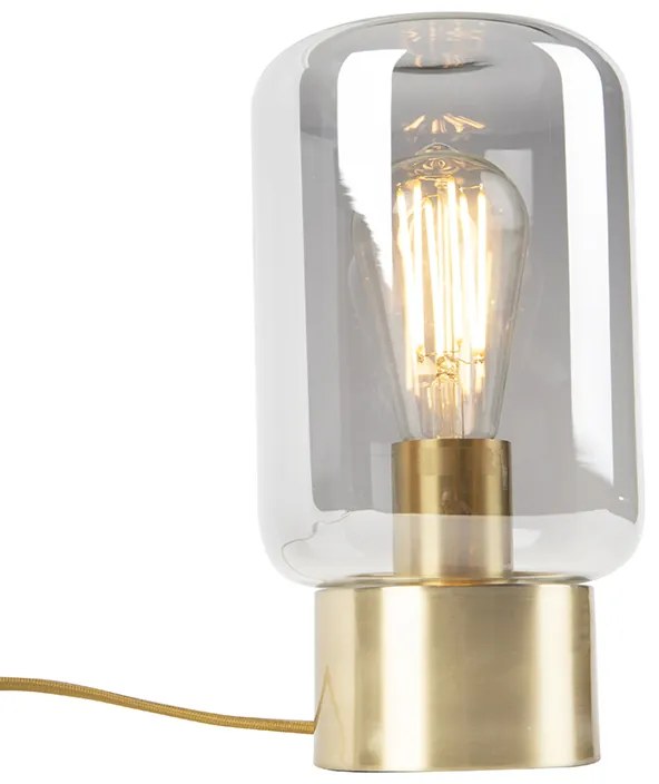 Design réz füstüveggel asztali lámpa - Bliss Cute