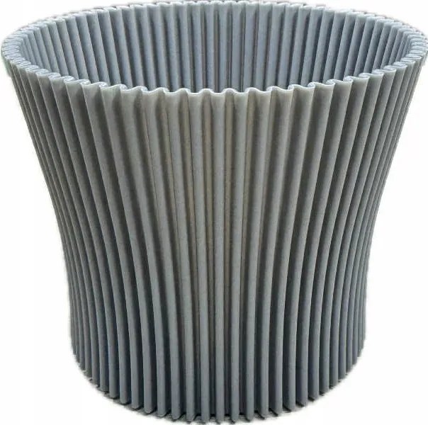 Műanyag virágtartó szürke Don-Plast 14,5 cm x 17 x 14,5 cm