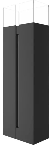 ROMEO BIO krb 113,6x35,9 cm, 2 kW, fekete, TUV tanúsítvány