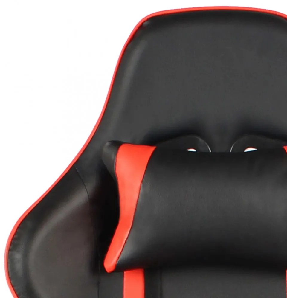 piros PVC forgó gamer szék