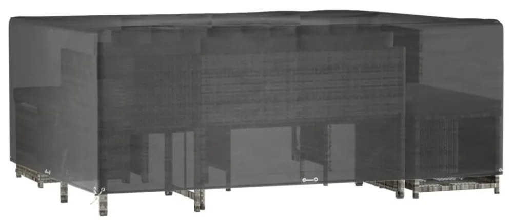 téglalap alakú kerti bútorhuzat 16 fűzőlyukkal 300x250x90 cm