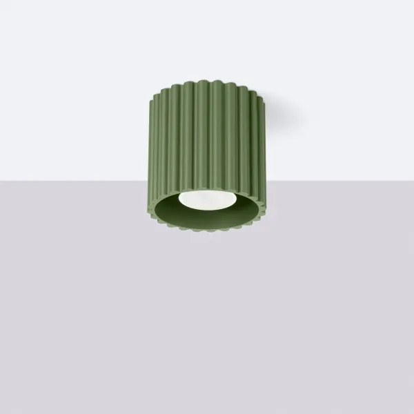 Sollux SL.1794 - AURA spotlámpa 1xGU10/10W/230V 10 cm zöld