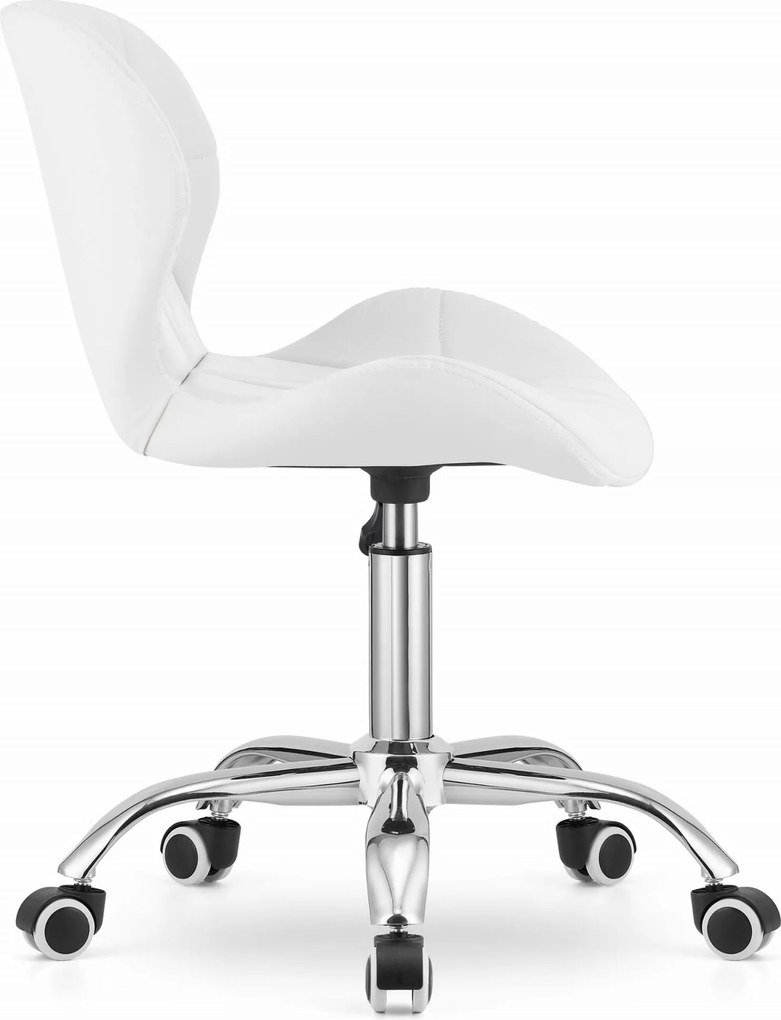 AKCIÓ Fehér irodai szék AVOLA öko-bőrből II. osztály