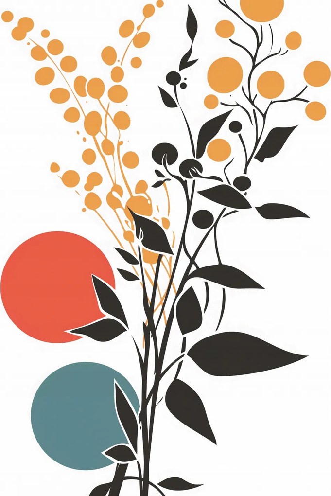 Poszter 75x100cm Virágzó élet