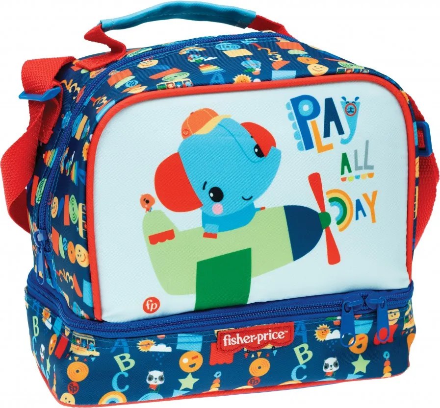 Fisher-Price Animals Play thermo uzsonnás táska 21 cm