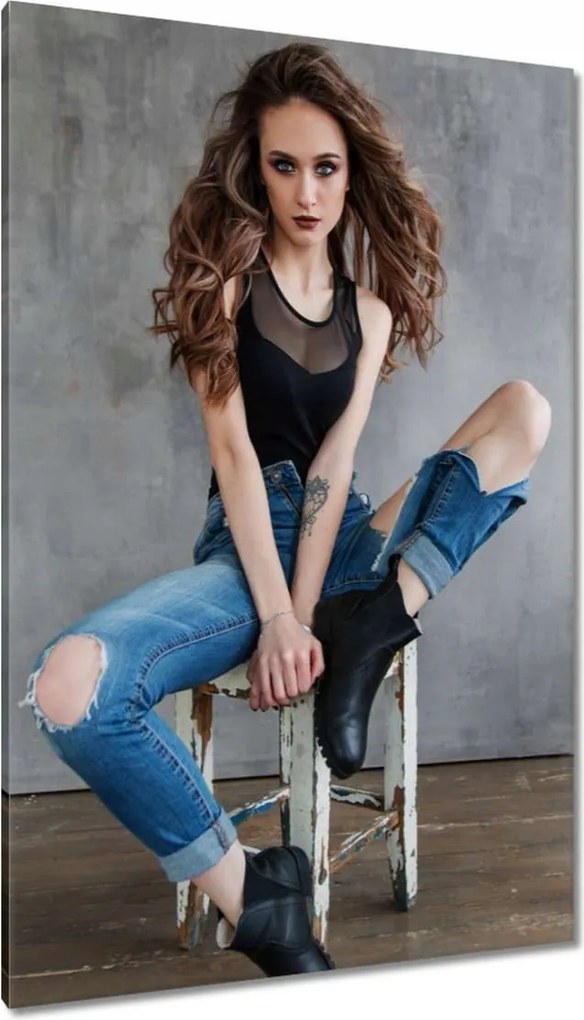 Vászonkép 80x120 Csinos nők Csajok Nagymamák