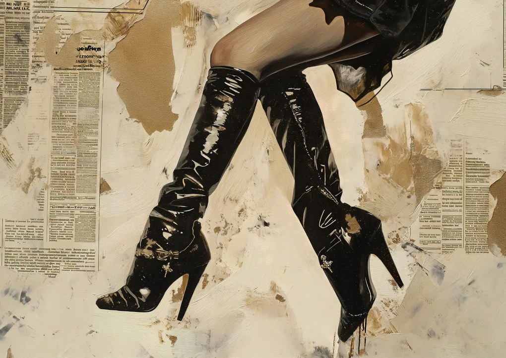 Poszter 42x29,7cm Városon át sétálva