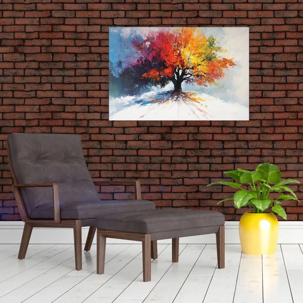 Kép - Színes fa (90x60 cm)