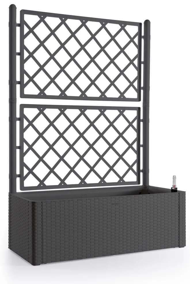 STEFANPLAST Önitató láda Natural Deluxe 90 l ráccsal/ráccsal, antracit színben