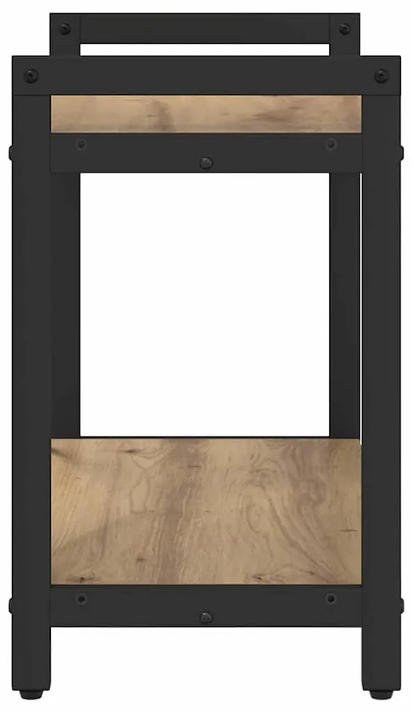 Könyvszekrény kézműves tölgy 60 x 30 x 48.5 cm Faanyag