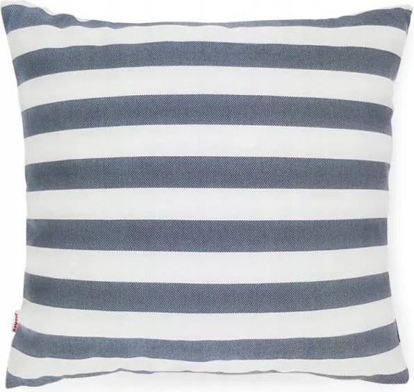 Kültéri párna Uv szűrővel fehér-sötétkék 45x45