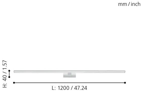 Eglo 99297 - PANDELLA LED 14W 230V IP44 für Badspiegelbeleuchtung