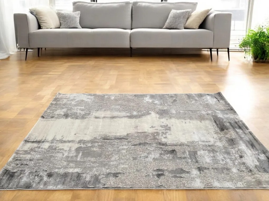 Veston 51273 szürke modern szőnyeg 60x110 cm