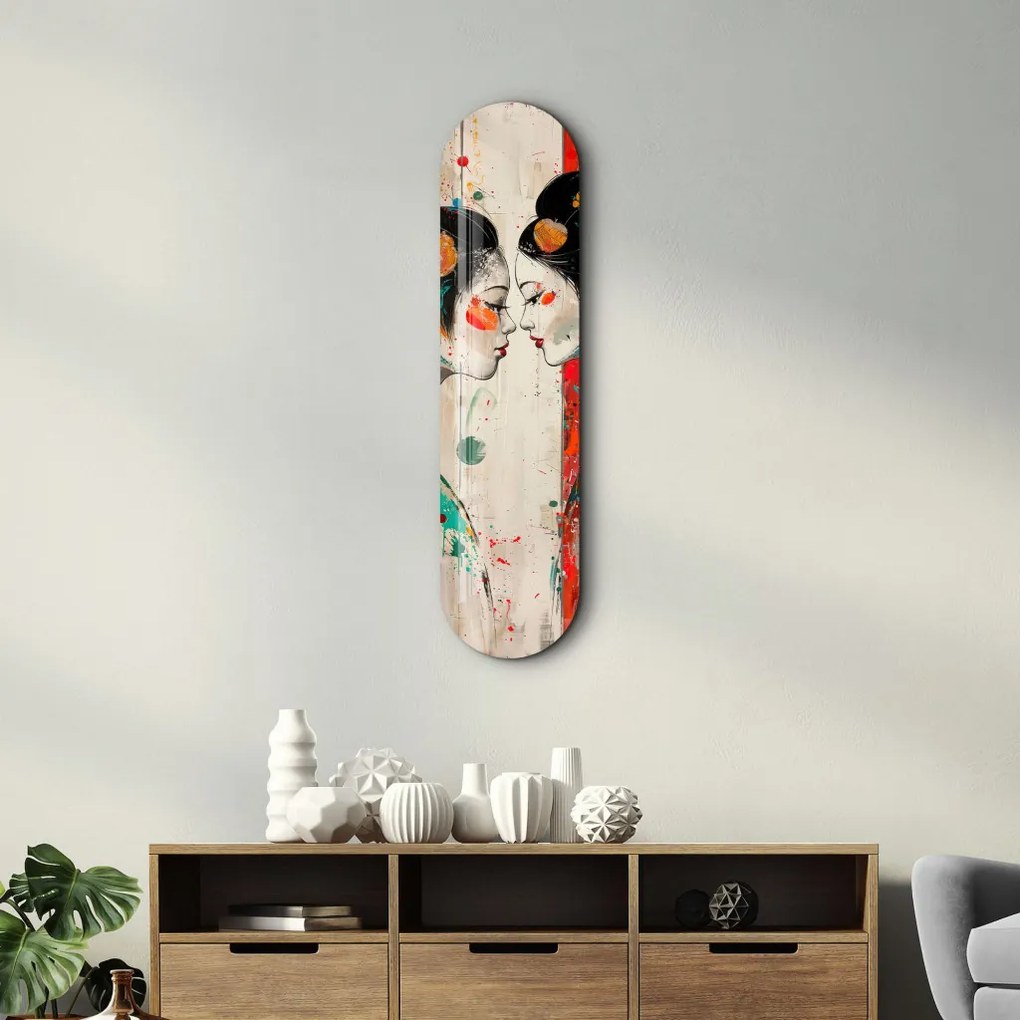Girls üvegkép, 20×80 cm