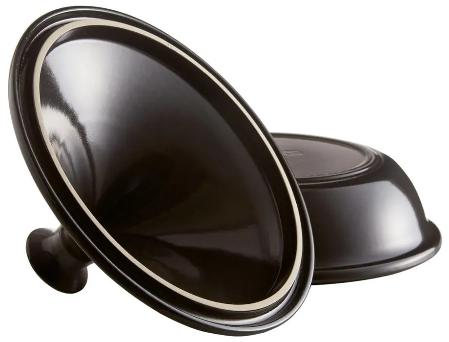 Flame fekete tajine edény, ⌀ 32 cm - Emile Henry