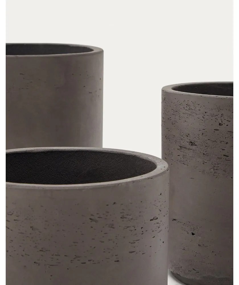 Cement kaspó szett 3 db-os ø 32 cm Sintina – Kave Home