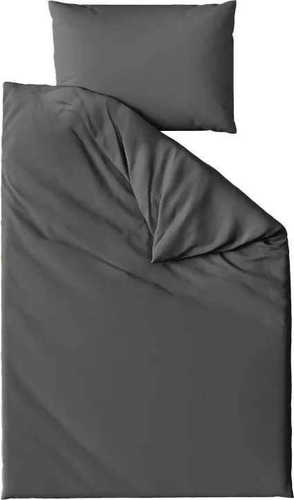Pamut ágynemű LUX sötétszürke hotel zsebbel Ágyneműhuzat mérete: 70 x 90 cm | 140 x 220 cm