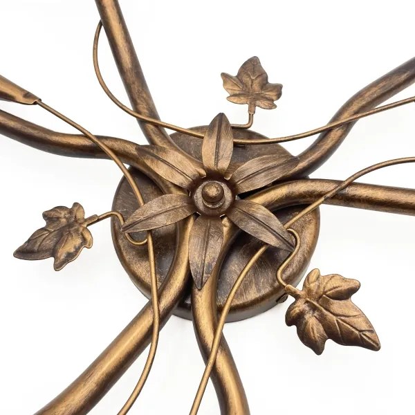 Felületre szerelhető ROZETA csillár 3xE14/40W/230V, bronz