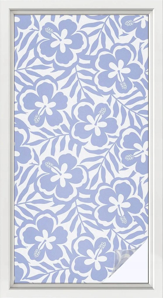 Öntapadós Ablakfólia Adatvédelem Hibiszkusz virágok 50x100