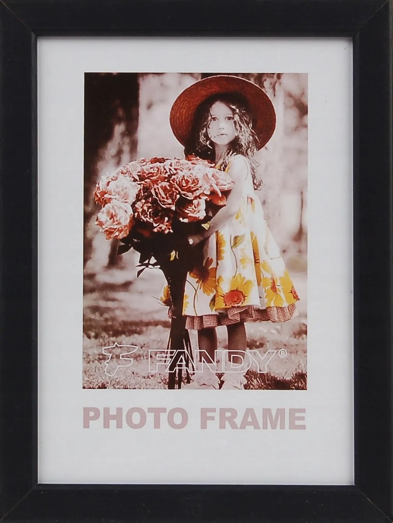 Style fa képkeret 4 10x15 cm. lábbal Fekete