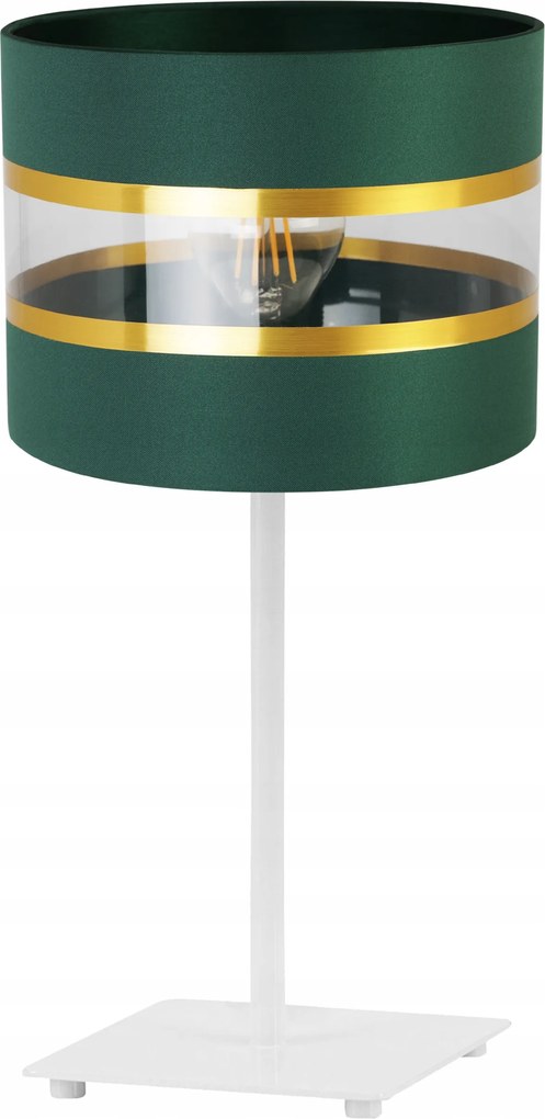 Éjjeli Asztali Lámpa Lámpabúra Elegáns Arany 20 CM