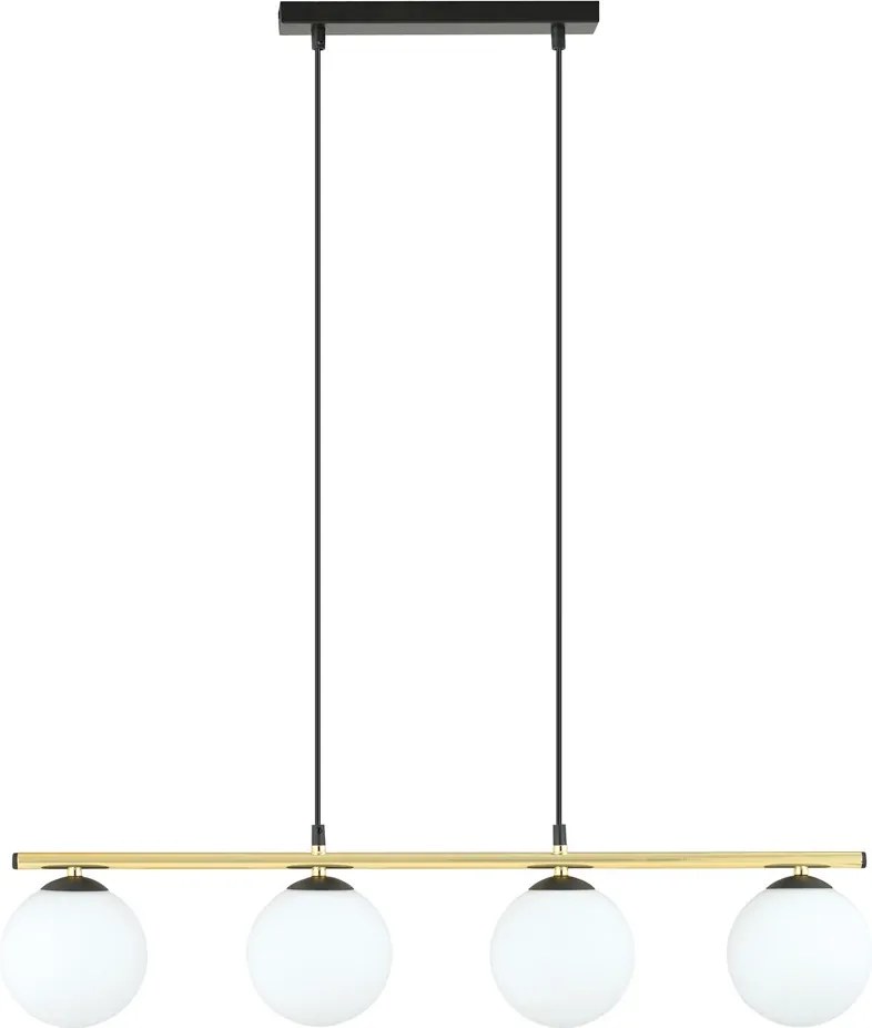 Emibig modern függeszték alora fehér fekete arany emi1254/4