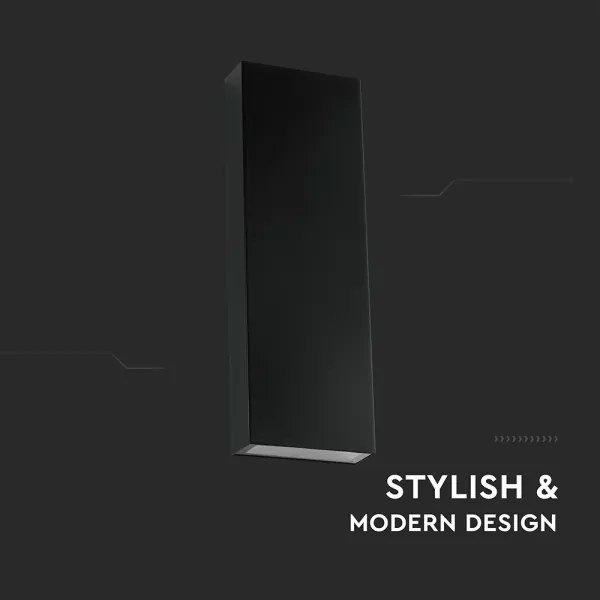 LED Kültéri fali lámpa LED/8W/230V 4000K IP65 fekete