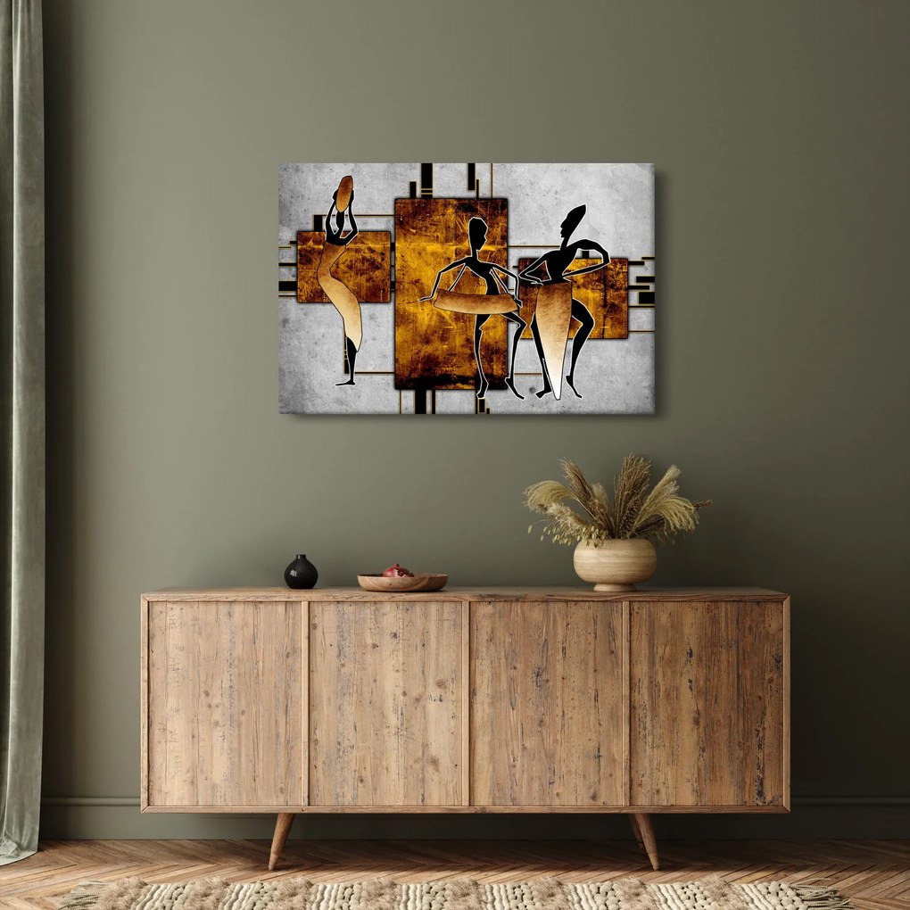 Kép - Az afrikai kultúra motívumai (90x60 cm)