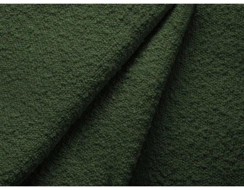 Zöld buklé kanapé 208 cm Poppy – Micadoni