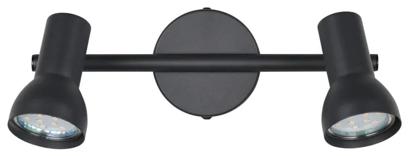 Fekete spotlámpa ø 8 cm Cantar – Reality