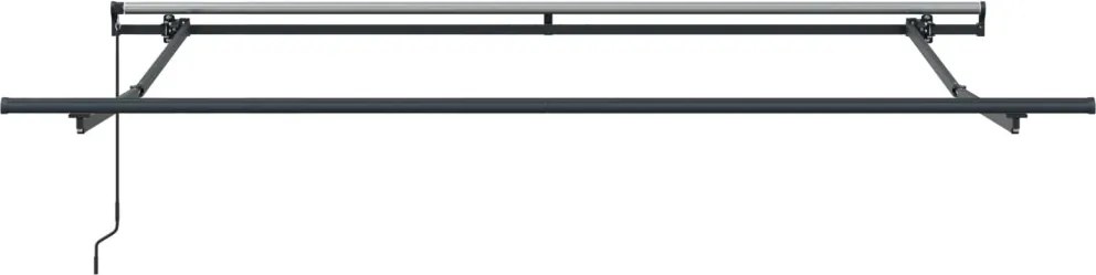 Behúzható napellenző Sárga és narancs 350 x 250 cm