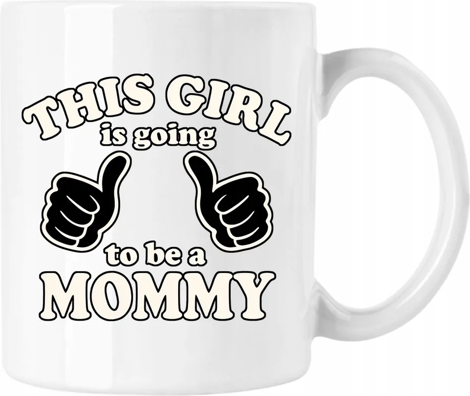 Bögre Kismama Büszkeség Fehér 330ml