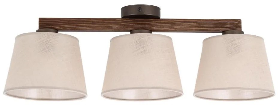 Brilagi - Felületre szerelhető LATTE csillár 3xE27/15W/230V fenyő/bézs