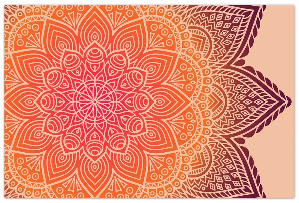 Kép - mandala art (90x60 cm)