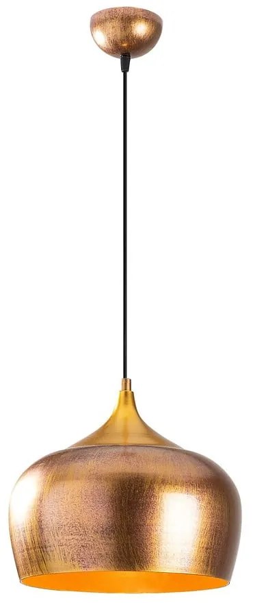 Aranyszínű függőlámpa fém búrával ø 30 cm Berceste – Opviq lights