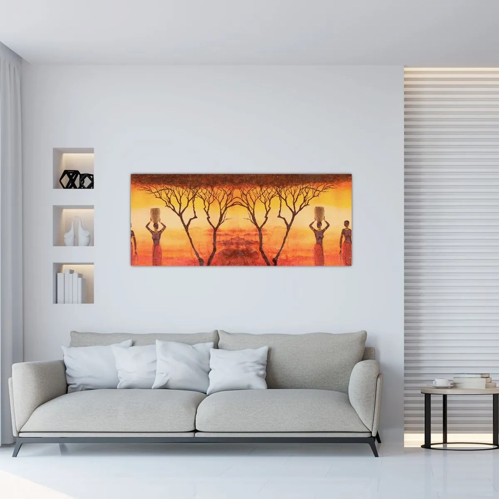 Kép - afrikai szavanna (120x50 cm)