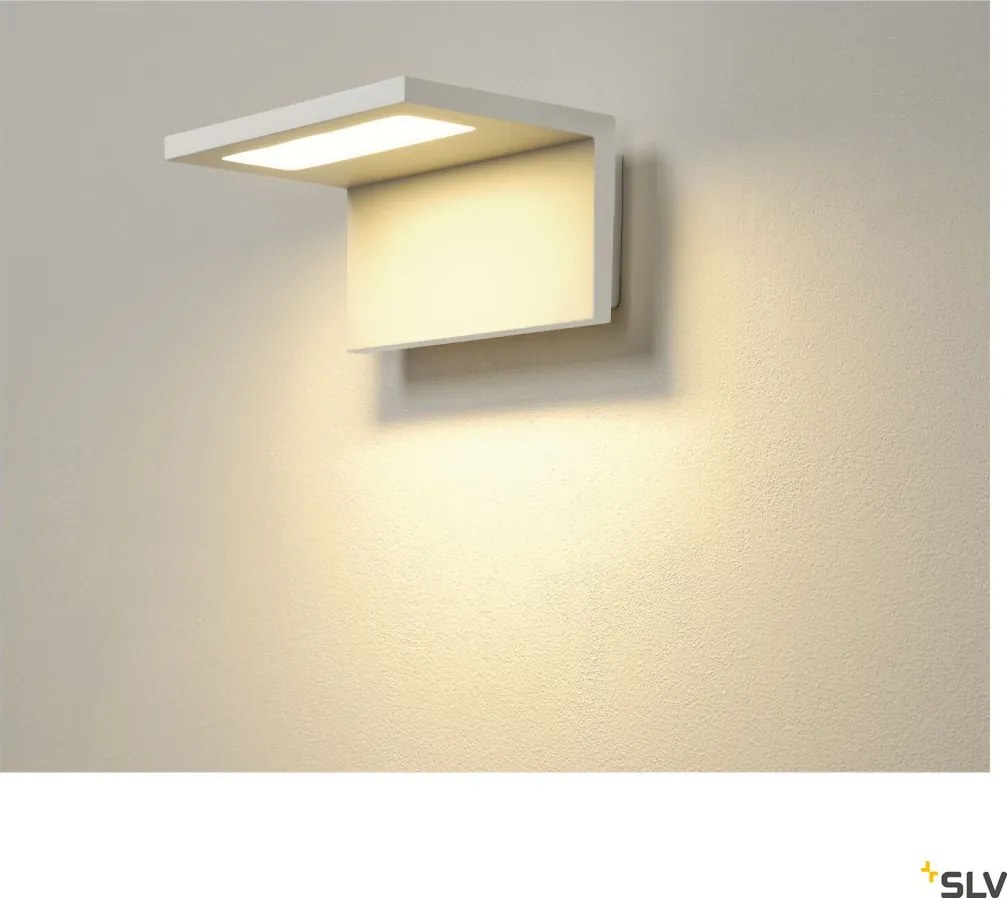 SLV 231351 ANGOLUX Modern Kültéri Fali Lámpa Fehér LED IP44