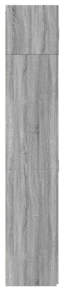 vidaXL szürke sonoma színű szerelt fa tárolószekrény 70x42,5x225 cm