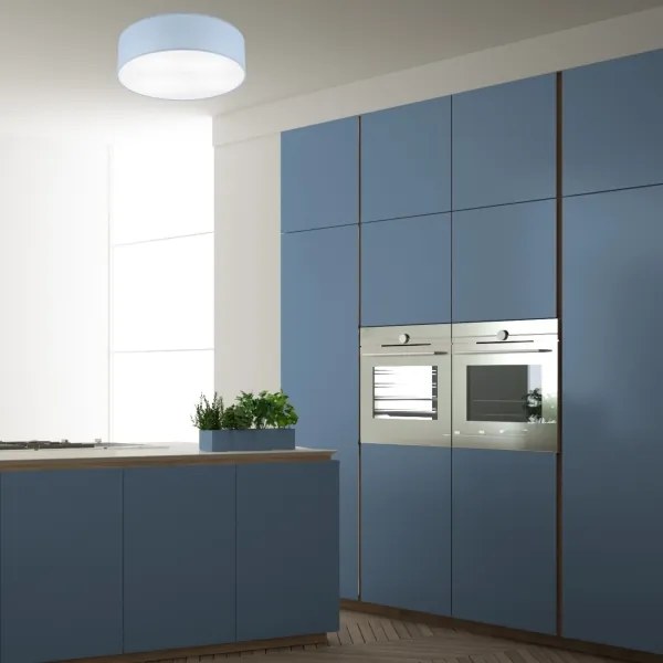 Mennyezeti lámpa SIRJA PASTEL DOUBLE 4xE27/15W/230V átm. 45 cm kék