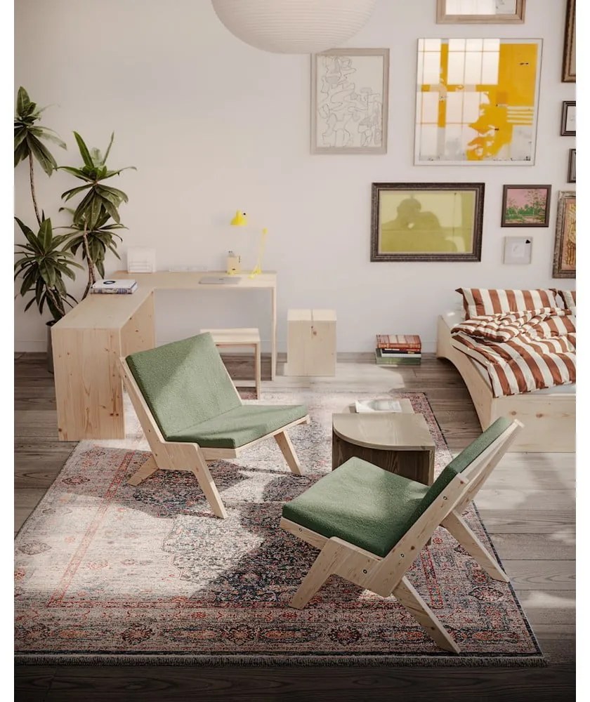 Sötétkék fotel Sway – Karup Design