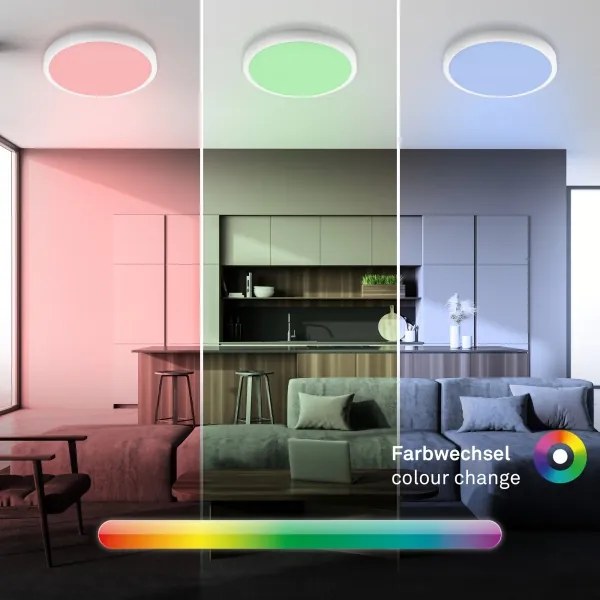 Brilo - LED RGBW dimmelhető mennyezeti lámpatest LED/20W/230V 2200-6500K átm. 27 cm