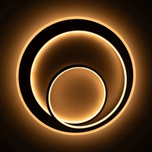 BRILAGI - Dimmelhető LED mennyezeti lámpatest FLARE LED/70W/230V átm. 50 cm fehér/fekete + távirányító