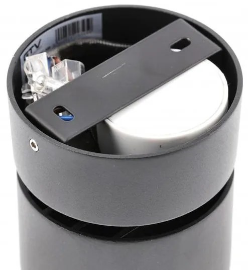 Lámpa Mennyezeti BIANCO, 8W, 680lm, AC220-240V, 50/60 Hz, PF>0,9, Ra≥80, IP20, IK06, 36°, 4000K, kör, fekete