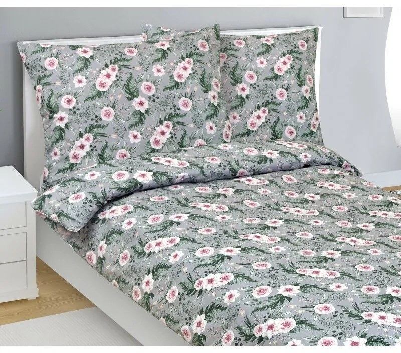 Bellatex Pamut ágynemét Rózsa, 140 x 220 cm, 70 x 90 cm