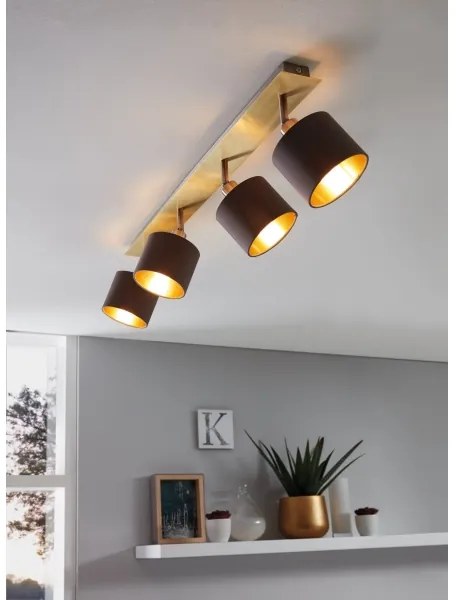 Eglo 97539 - Spotlámpa VALBIANO 4xE14/10W/230V