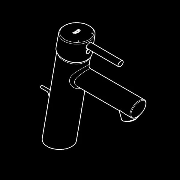 GROHE 23450001 - Mosdócsaptelep CONCETTO M fényes króm