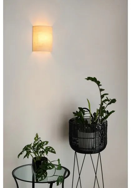 Brilagi SEMI fali lámpa 1xE27/15W/230V, 20 cm, krém színű